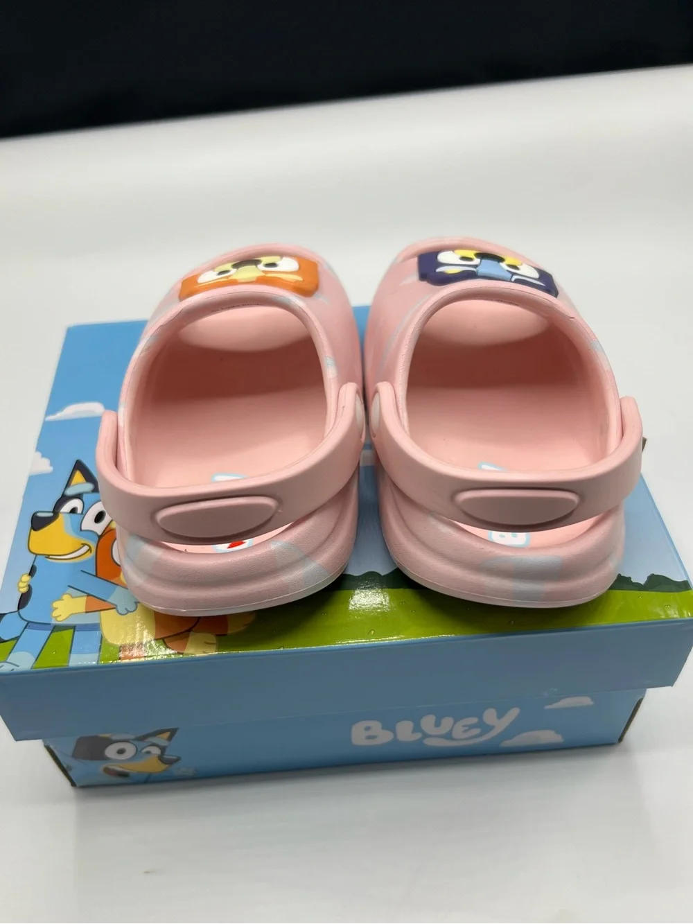 Kids Pink Cartoon Slide Sandals with Playful Puppy Faces
